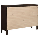 Carlton 5-piece Twin Bedroom Set Cappuccino - Tampa Furniture Outlet