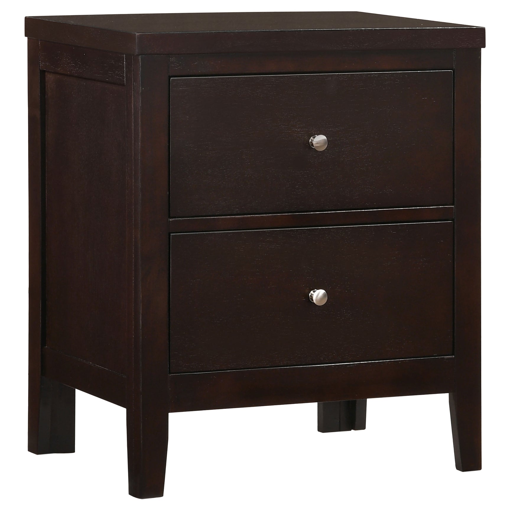 Tampa Furniture Outlet - Coaster - Carlton 2-drawer Nightstand Cappuccino - 202092