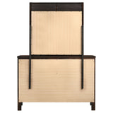 Carlton 6-drawer Dresser with Mirror Cappuccino - Tampa Furniture Outlet
