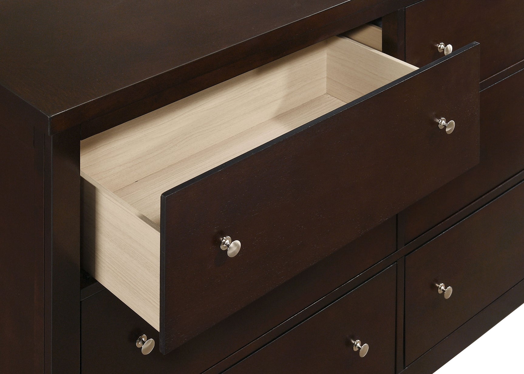 Carlton 6-drawer Dresser Cappuccino - Tampa Furniture Outlet