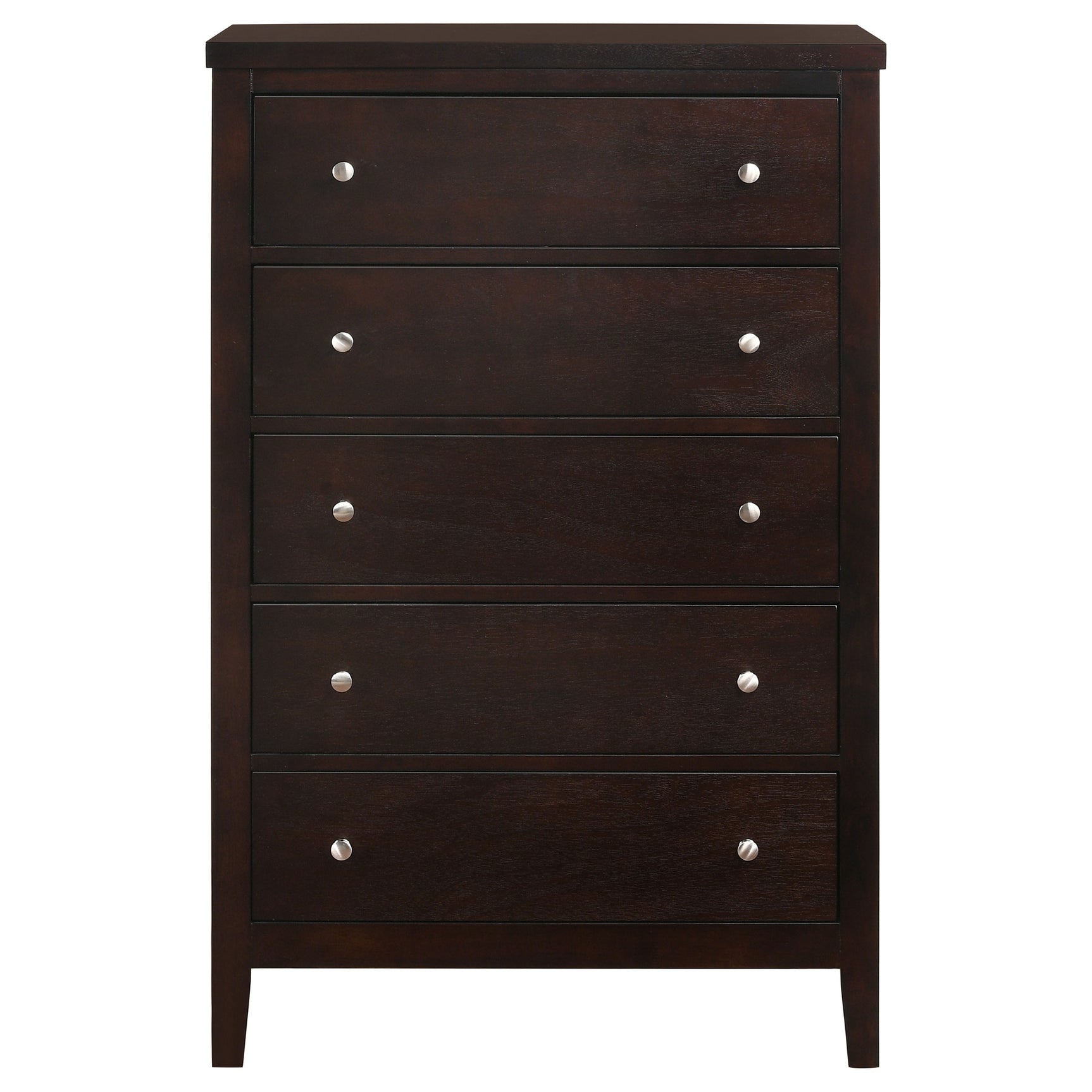 Carlton 5-drawer Bedroom Chest Cappuccino - Tampa Furniture Outlet