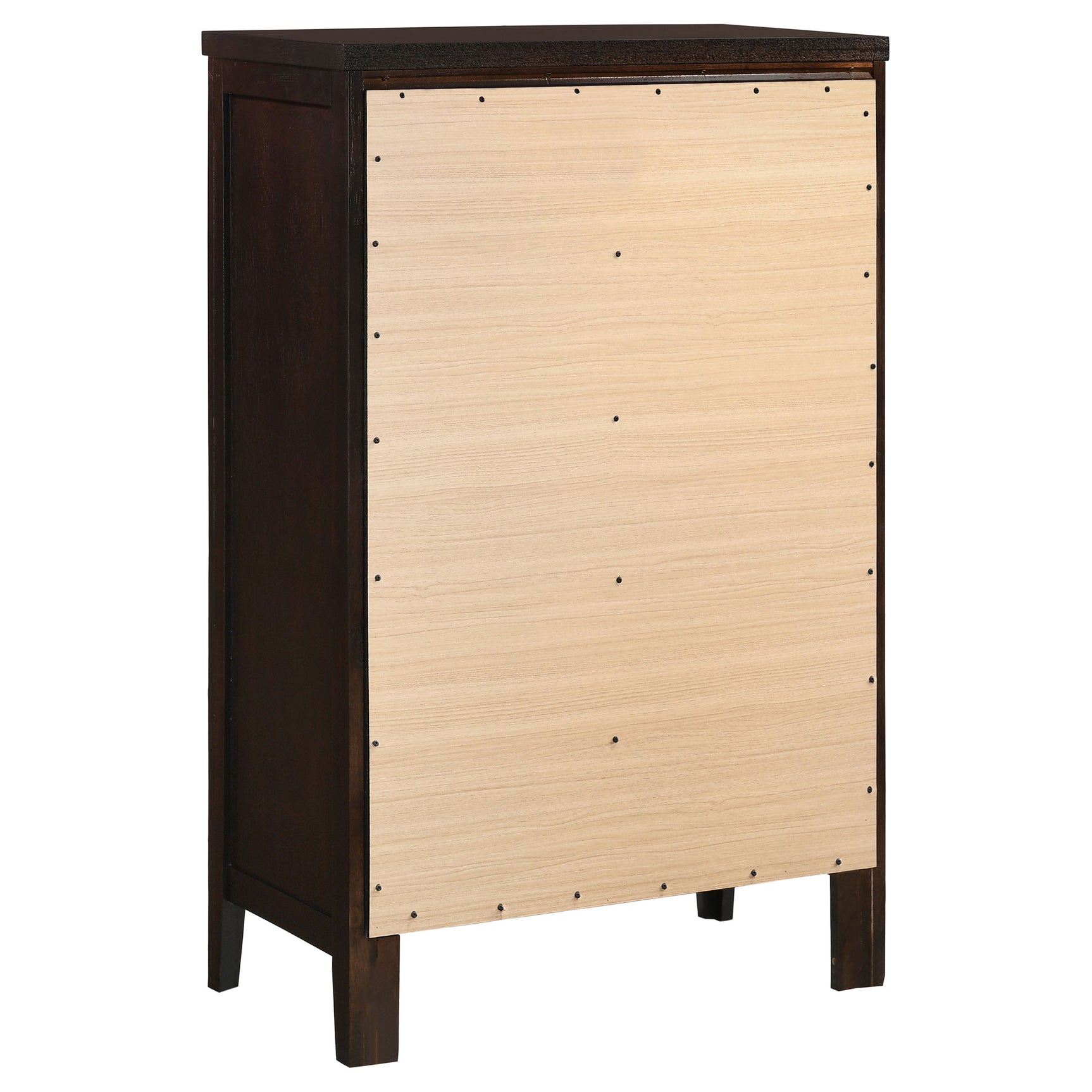 Carlton 5-drawer Bedroom Chest Cappuccino - Tampa Furniture Outlet