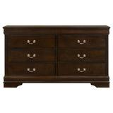 Louis Philippe 5-piece Full Bedroom Set Cappuccino - Tampa Furniture Outlet