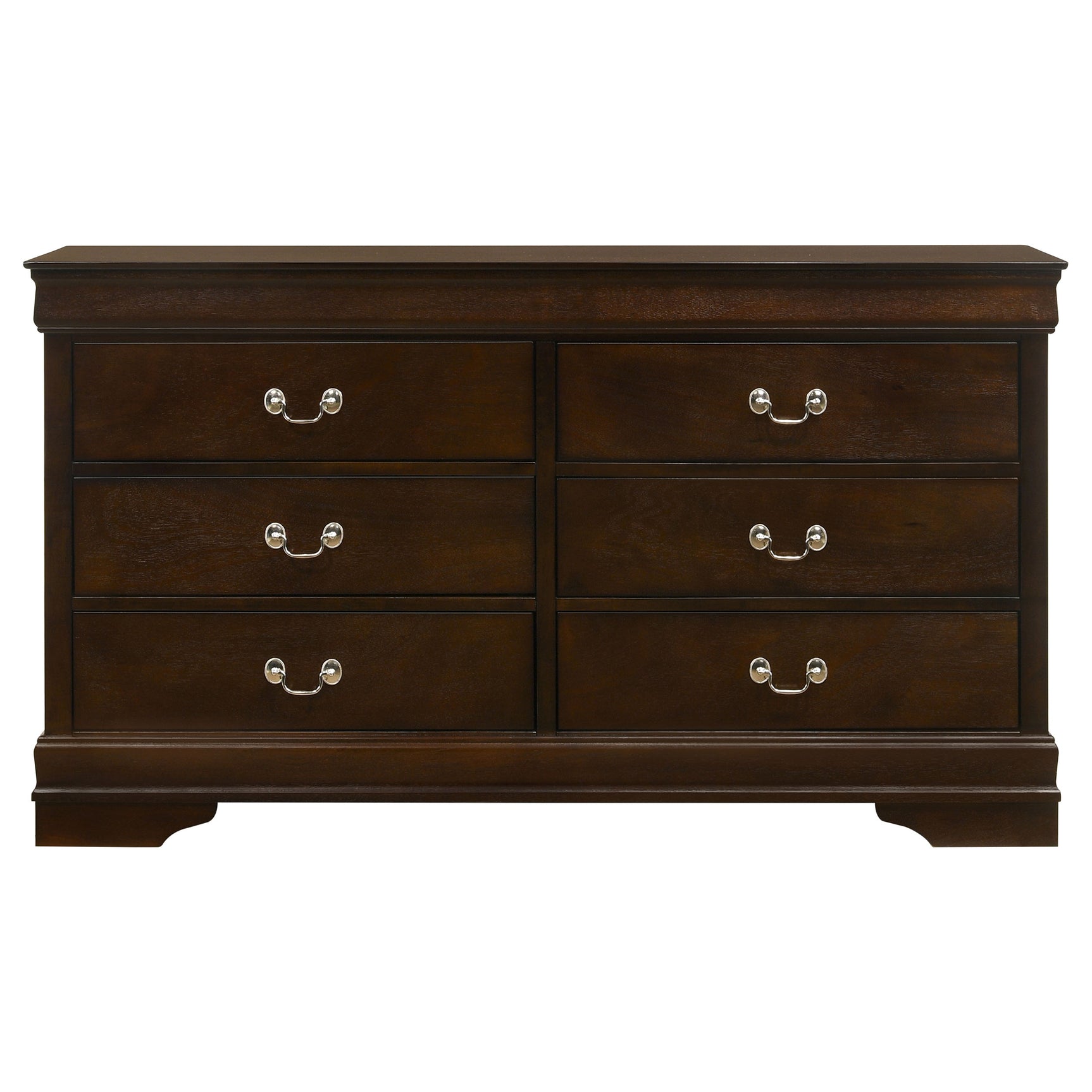 Louis Philippe 5-piece Full Bedroom Set Cappuccino - Tampa Furniture Outlet