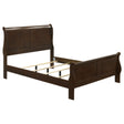 Tampa Furniture Outlet - Coaster - Louis Philippe Wood Full Sleigh Bed Cappuccino - 202411F