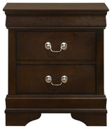 Louis Philippe 4-piece Eastern King Bedroom Set Cappuccino