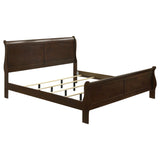 Louis Philippe 5-piece Eastern King Bedroom Set Cappuccino - Tampa Furniture Outlet