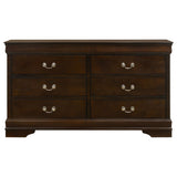 Louis Philippe 5-piece Eastern King Bedroom Set Cappuccino - Tampa Furniture Outlet