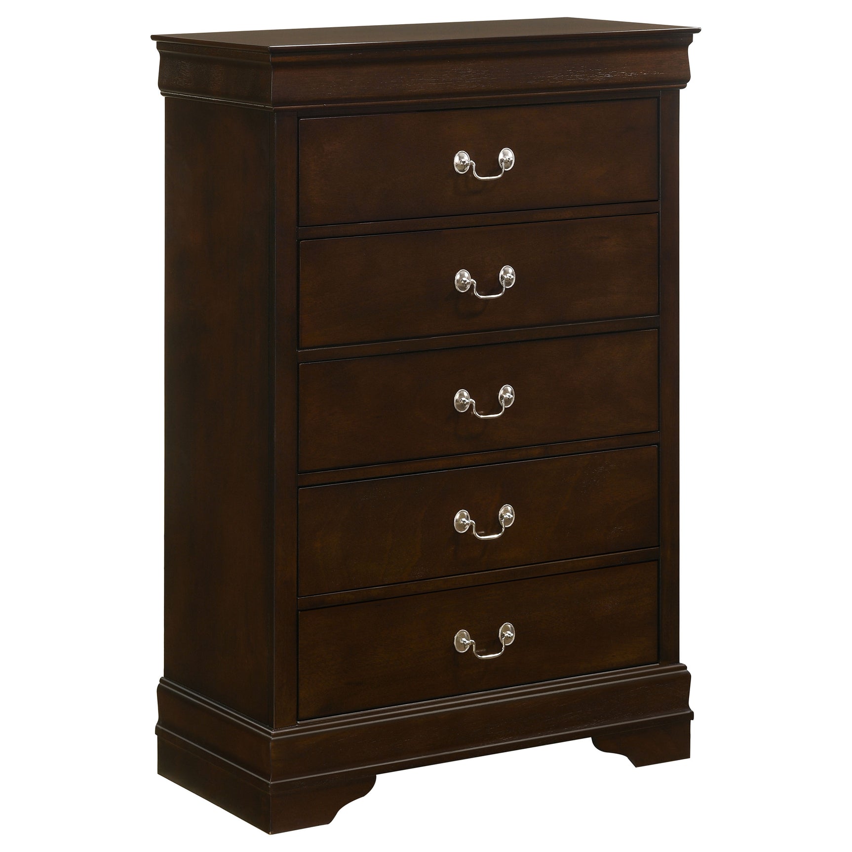Louis Philippe 5-piece Eastern King Bedroom Set Cappuccino - Tampa Furniture Outlet