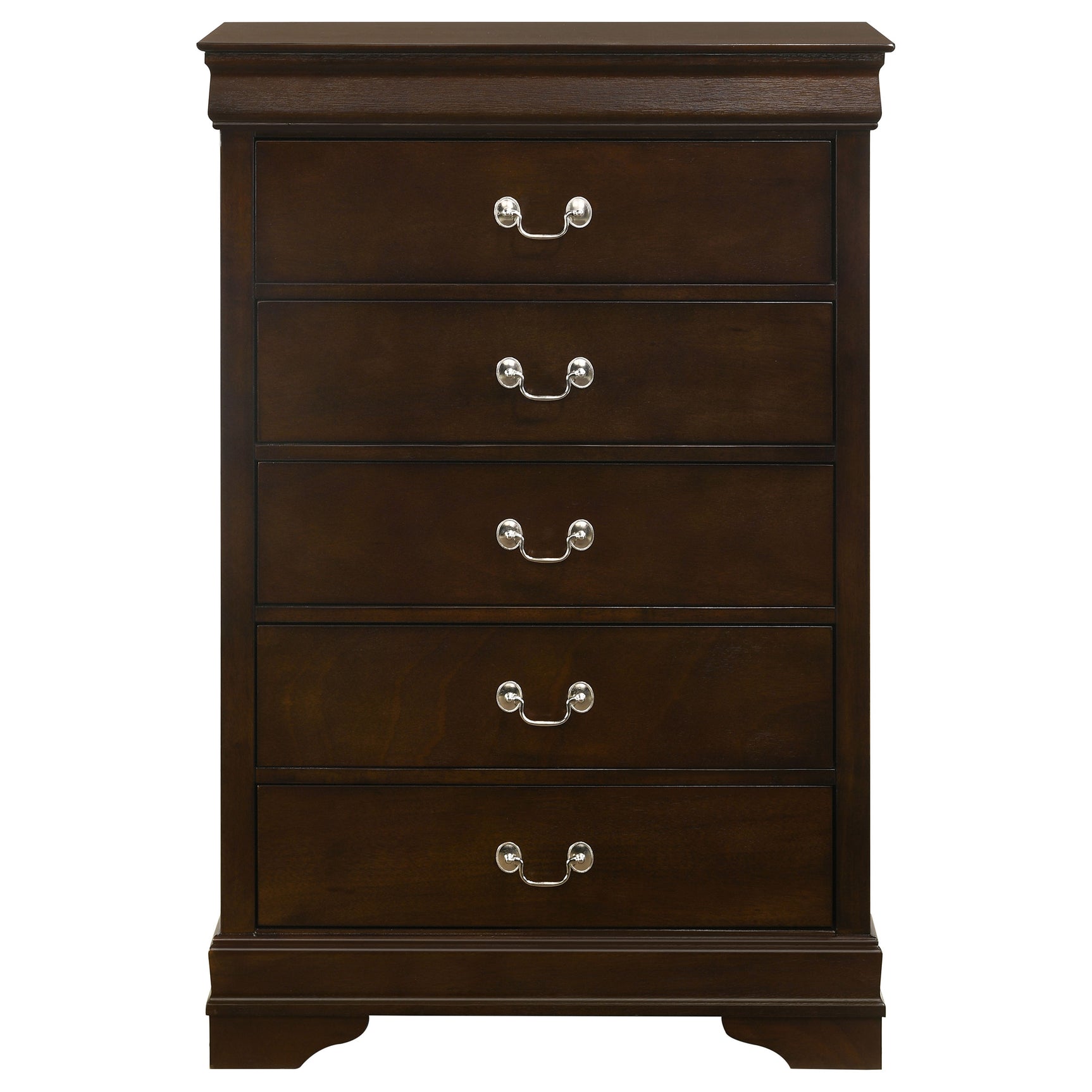 Louis Philippe 5-piece Eastern King Bedroom Set Cappuccino - Tampa Furniture Outlet