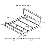 Louis Philippe 5-piece Eastern King Bedroom Set Cappuccino - Tampa Furniture Outlet