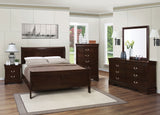 Tampa Furniture Outlet - Coaster - Louis Philippe 5-piece Queen Bedroom Set Cappuccino - 202411Q-S5