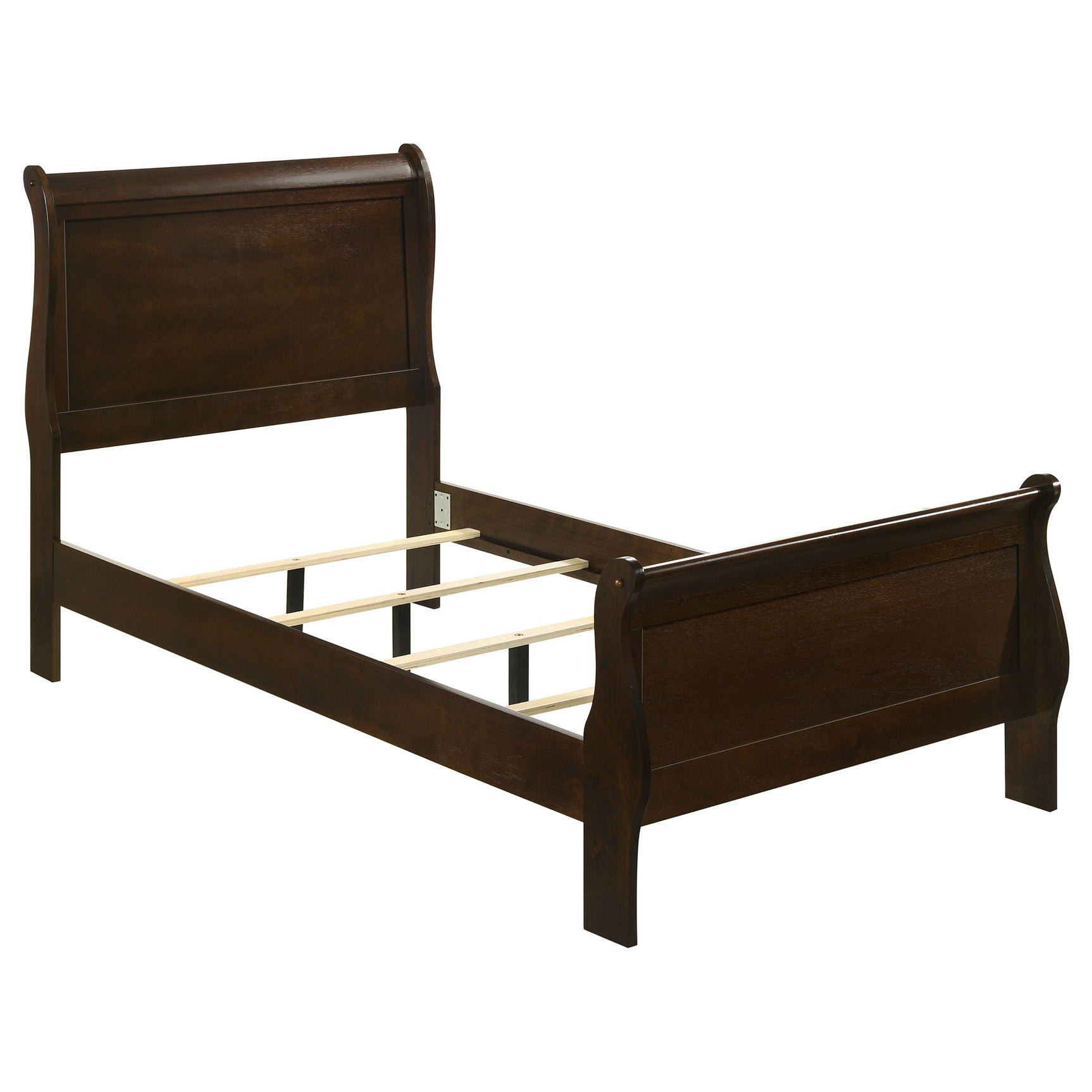 Louis Philippe 4-piece Twin Bedroom Set Cappuccino - Tampa Furniture Outlet