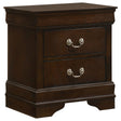 Tampa Furniture Outlet - Coaster - Louis Philippe 2-drawer Nightstand Cappuccino - 202412