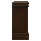 Louis Philippe 6-drawer Dresser Cappuccino - Tampa Furniture Outlet