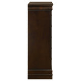Louis Philippe 5-drawer Bedroom Chest Cappuccino - Tampa Furniture Outlet