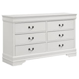 Louis Philippe 4-piece Full Bedroom Set White - Tampa Furniture Outlet