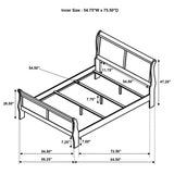 Louis Philippe 4-piece Full Bedroom Set White - Tampa Furniture Outlet