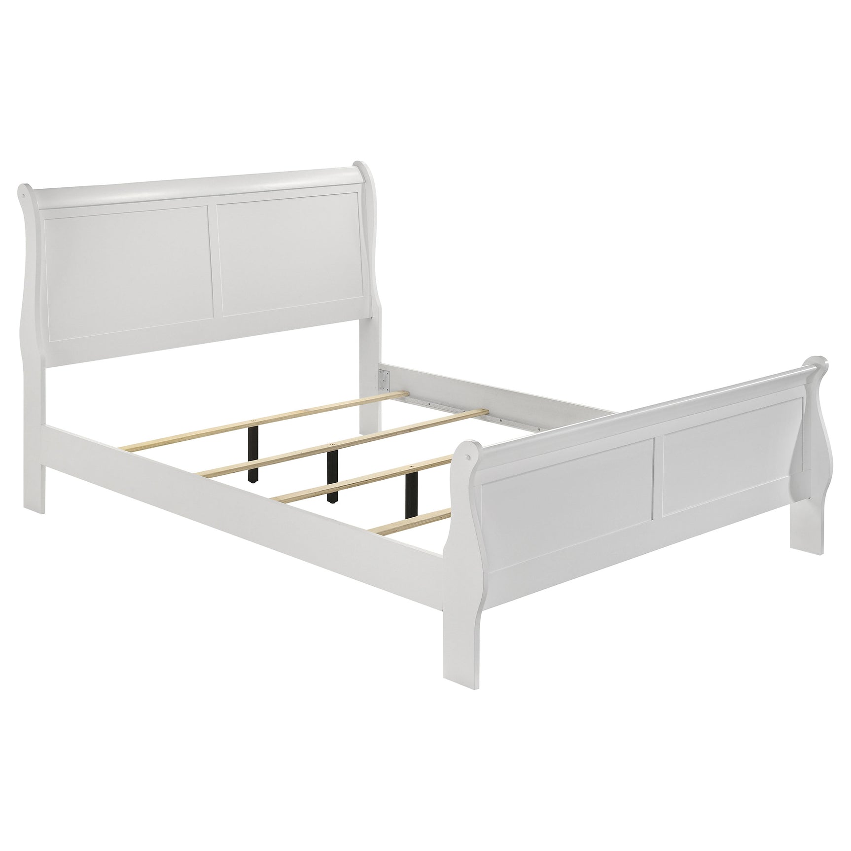 Louis Philippe 4-piece Queen Bedroom Set White - Tampa Furniture Outlet
