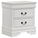 Louis Philippe 4-piece Queen Bedroom Set White - Tampa Furniture Outlet