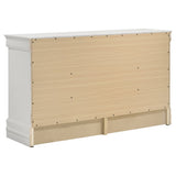 Louis Philippe 4-piece Queen Bedroom Set White - Tampa Furniture Outlet