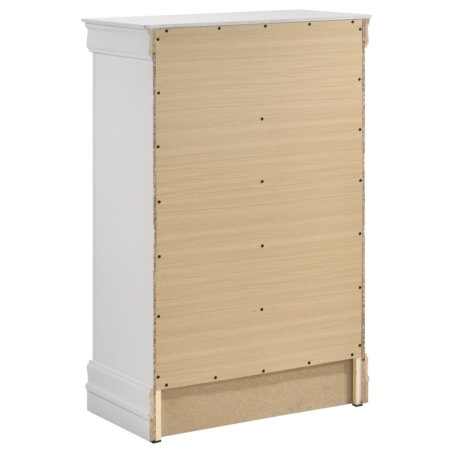 Louis Philippe 5-piece Queen Bedroom Set White - Tampa Furniture Outlet