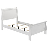 Louis Philippe 4-piece Twin Bedroom Set White - Tampa Furniture Outlet