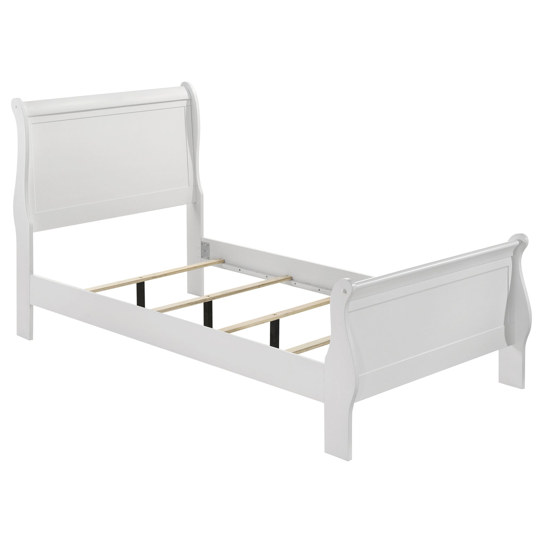 Louis Philippe 4-piece Twin Bedroom Set White - Tampa Furniture Outlet