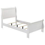 Tampa Furniture Outlet - Coaster - Louis Philippe 47-inch Twin Sleigh Panel Bed White - 202441T