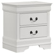 Tampa Furniture Outlet - Coaster - Louis Philippe 2-drawer Nightstand Bedside Table White - 202442