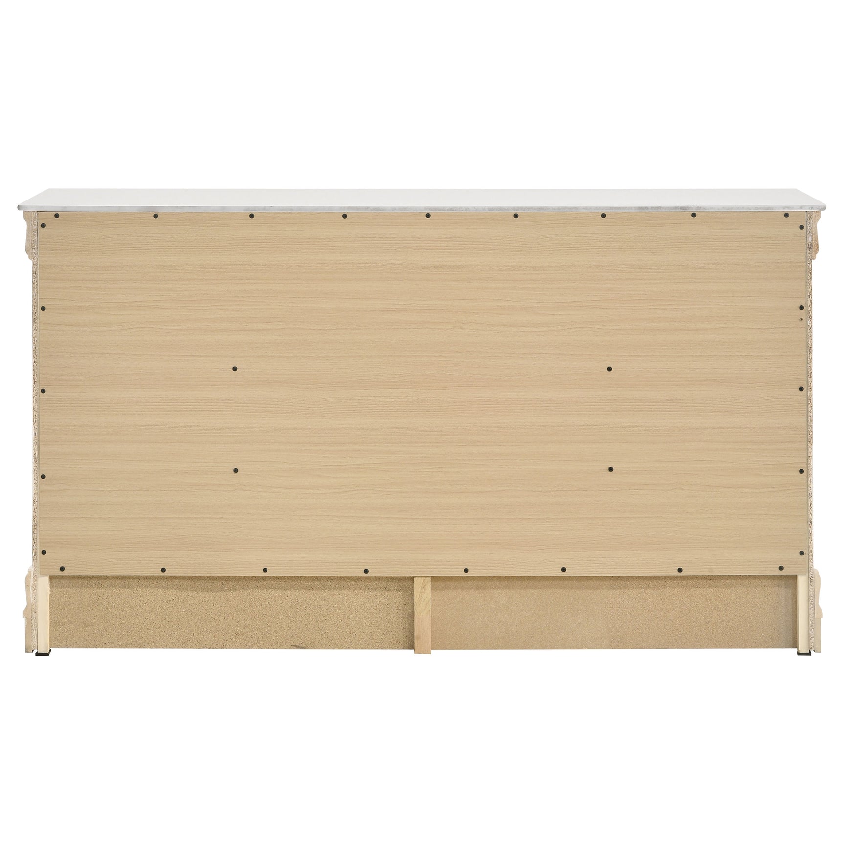 Louis Philippe 6-drawer Dresser White - Tampa Furniture Outlet