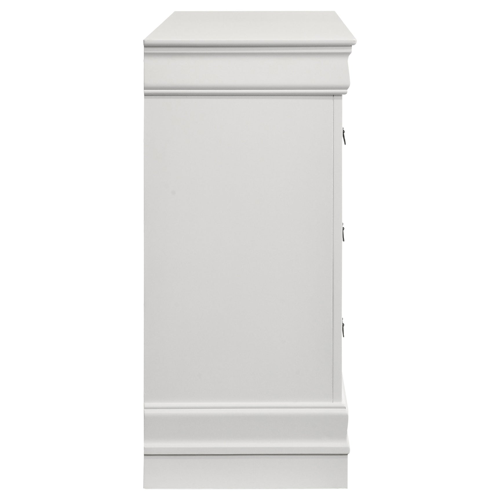 Louis Philippe 6-drawer Dresser White - Tampa Furniture Outlet