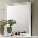 Louis Philippe Dresser Mirror White - Tampa Furniture Outlet