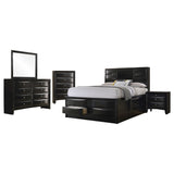 Briana 5-piece Eastern King Bedroom Set Black - Tampa Furniture Outlet