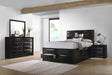 Tampa Furniture Outlet - Coaster - Briana 4-piece California King Bedroom Set Black - 202701KW-S4