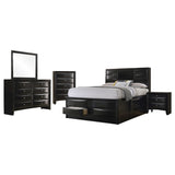 Briana 5-piece California King Bedroom Set Black - Tampa Furniture Outlet