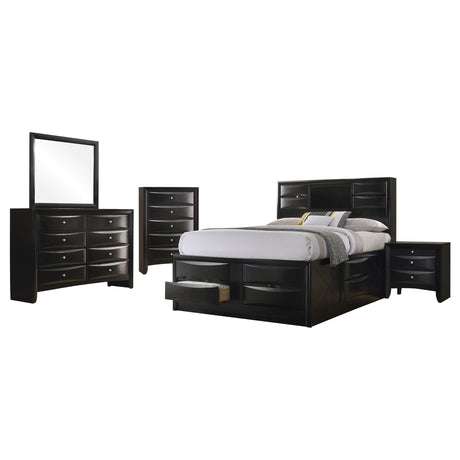 Briana 5-piece California King Bedroom Set Black - Tampa Furniture Outlet