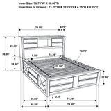Briana 5-piece California King Bedroom Set Black - Tampa Furniture Outlet
