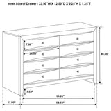 Briana 5-piece California King Bedroom Set Black - Tampa Furniture Outlet