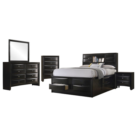 Briana 5-piece Queen Bedroom Set Black - Tampa Furniture Outlet