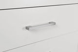 Jessica 5-piece Eastern King LED Bedroom Set Snow White - Tampa Furniture Outlet