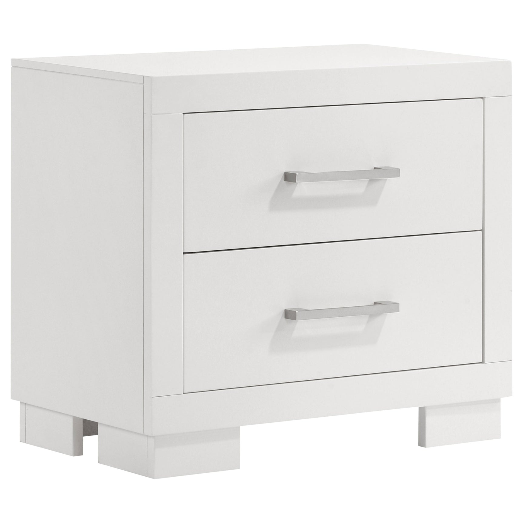 Jessica 5-piece Queen LED Bedroom Set Snow White - Tampa Furniture Outlet