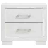 Jessica 5-piece Queen LED Bedroom Set Snow White - Tampa Furniture Outlet