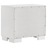 Jessica 5-piece Queen LED Bedroom Set Snow White - Tampa Furniture Outlet