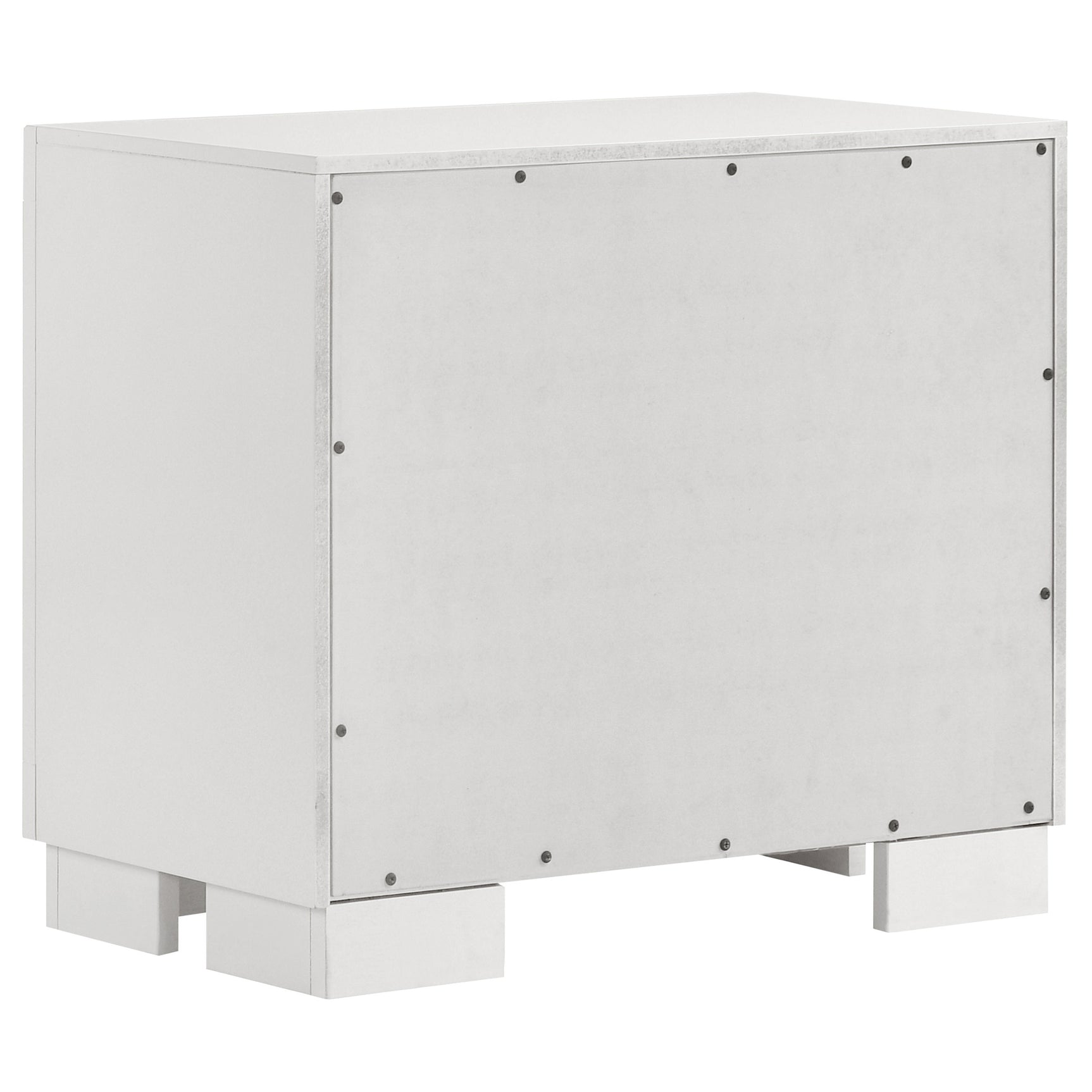 Jessica 5-piece Queen LED Bedroom Set Snow White - Tampa Furniture Outlet