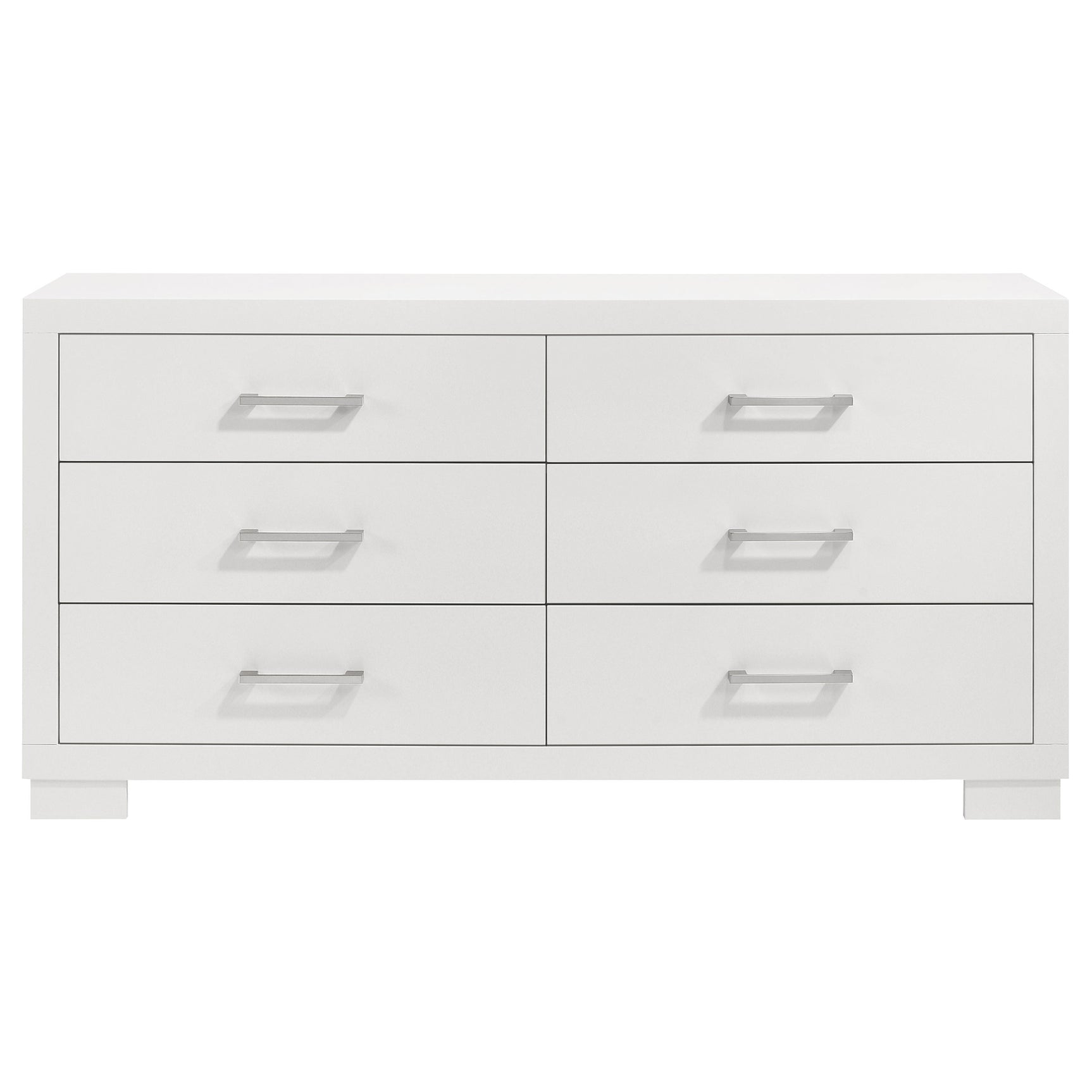 Jessica 5-piece Queen LED Bedroom Set Snow White - Tampa Furniture Outlet