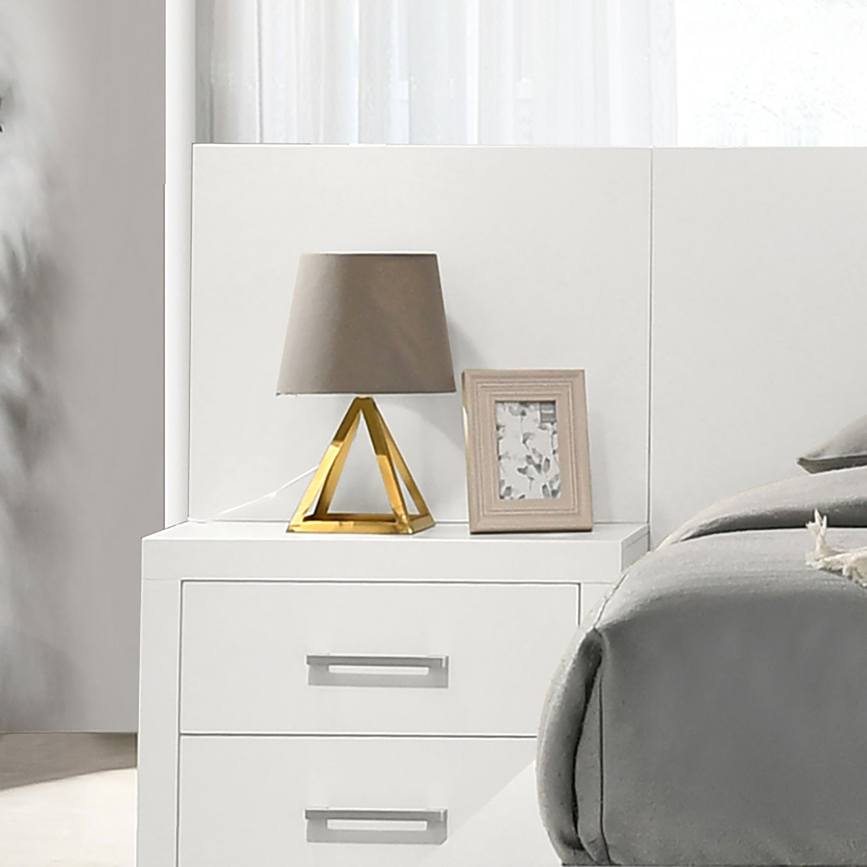 Jessica Wood Bed Panels Cream White - Tampa Furniture Outlet