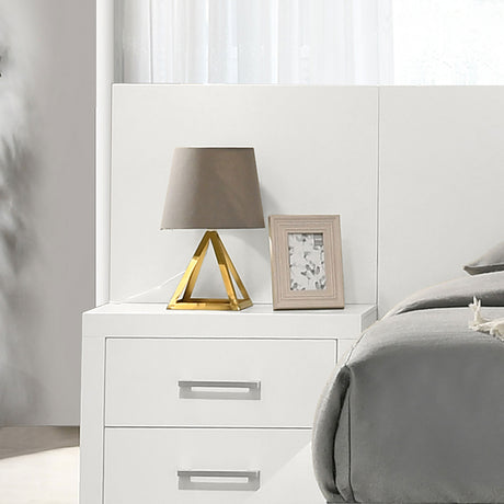 Jessica Wood Bed Panels Cream White - Tampa Furniture Outlet