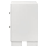 Jessica 2-drawer Nightstand Snow White - Tampa Furniture Outlet