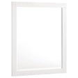 Tampa Furniture Outlet - Coaster - Jessica Dresser Mirror Snow White - 202994